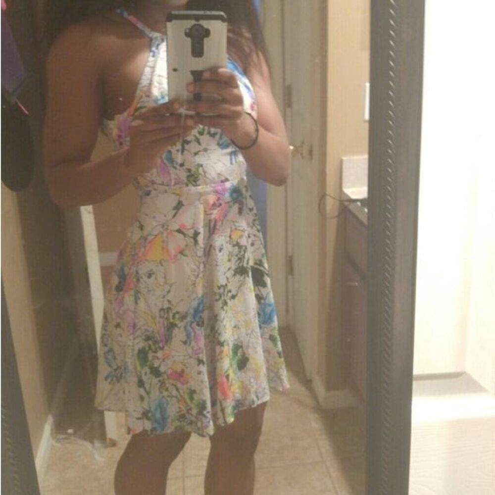 Express floral dress